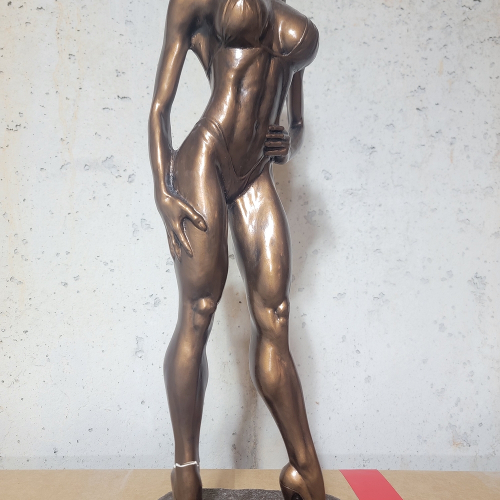Bronze Female Figurine Sculpture